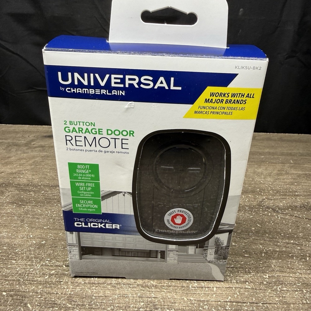 Chamberlain KLIK3U-SS Garage Door Remote